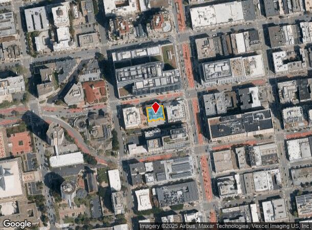  1109 Geary Blvd, San Francisco, CA Parcel Map