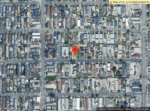  1458 W 84Th St, Los Angeles, CA Parcel Map