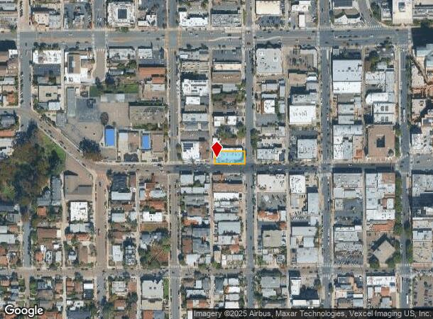  142 University Ave, San Diego, CA Parcel Map