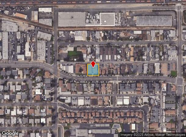  443 W Valencia Dr, Fullerton, CA Parcel Map