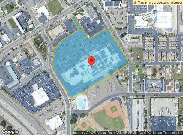  1527 Mission Ave, Oceanside, CA Parcel Map