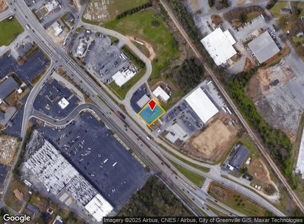  225 Service Bay Rd, Mauldin, SC Parcel Map