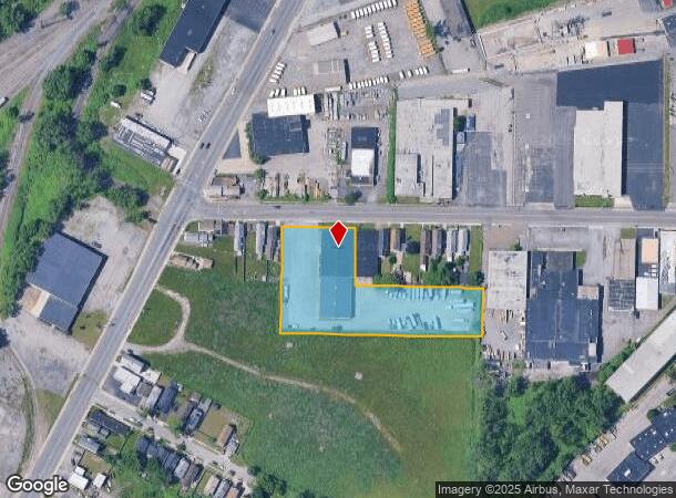  25 Dingens St, Buffalo, NY Parcel Map