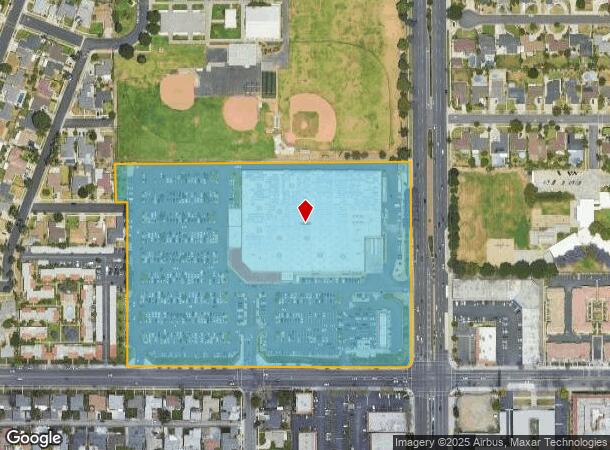  103 N Beach Blvd, La Habra, CA Parcel Map