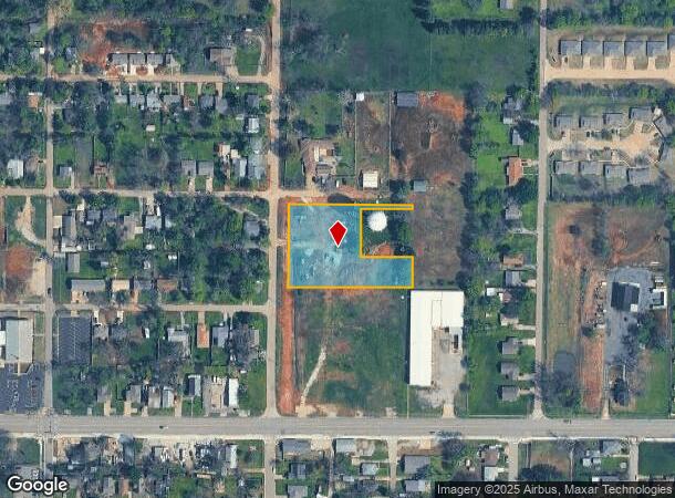 1414 E Highland St, Shawnee, OK Parcel Map