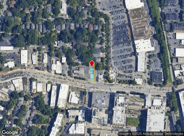  590 Ponce De Leon Ave Ne, Atlanta, GA Parcel Map