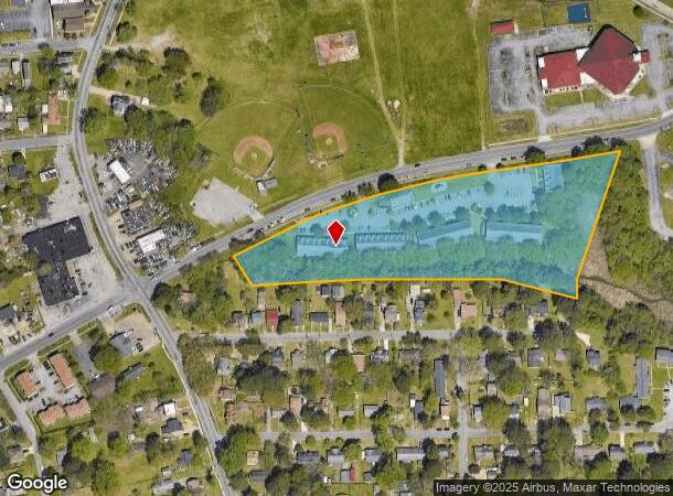  2355 Elliott Ave, Portsmouth, VA Parcel Map