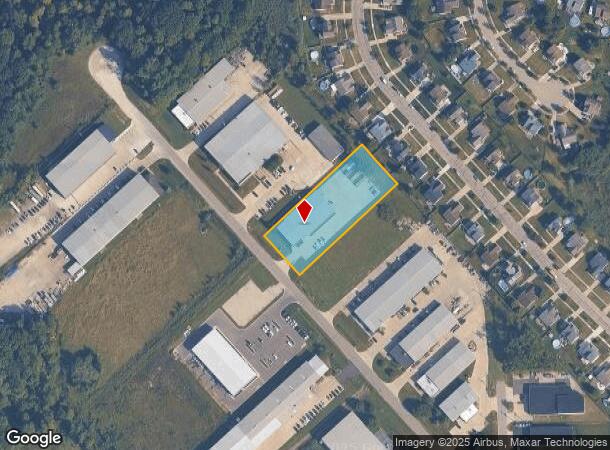  51528 Industrial Dr, New Baltimore, MI Parcel Map