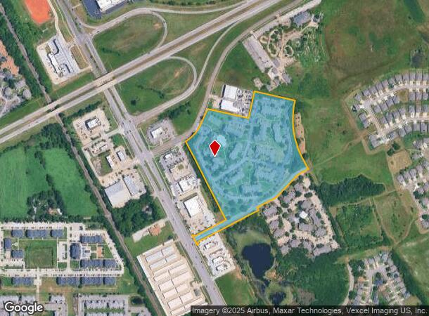 1600 Ann Branden Blvd, Norman, OK Parcel Map