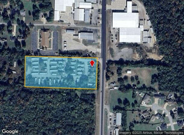 1603 Highway 71 N, Alma, AR Parcel Map