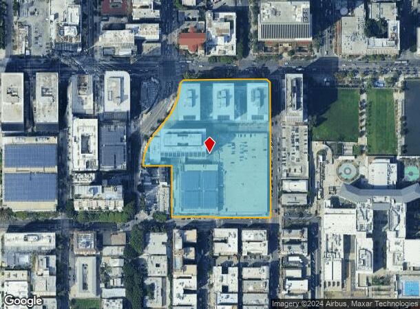  3440 Wilshire Blvd, Los Angeles, CA Parcel Map