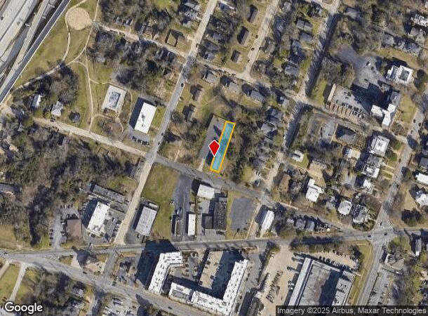 1347 Jefferson St, Macon, GA Parcel Map