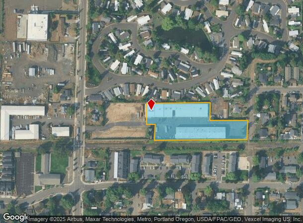 1134 N Fremont St, Cornelius, OR Parcel Map