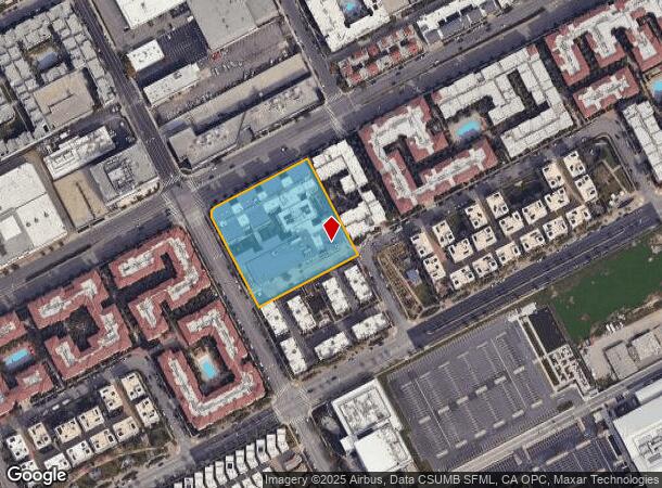 12490 W Fielding Cir, Playa Vista, CA Parcel Map