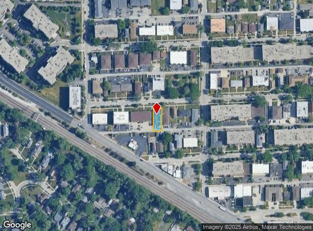  1261 Brown St, Des Plaines, IL Parcel Map