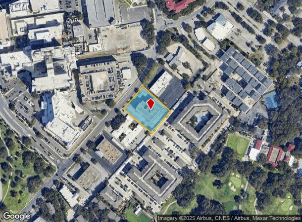  7614 Louis Pasteur Dr, San Antonio, TX Parcel Map