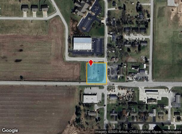 492 S Bierma St, Wheatfield, IN Parcel Map