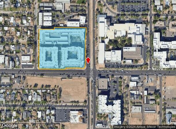  1616 N Central Ave, Phoenix, AZ Parcel Map