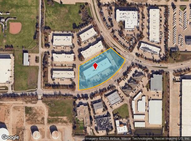 2250 E Continental Blvd, Southlake, TX Parcel Map