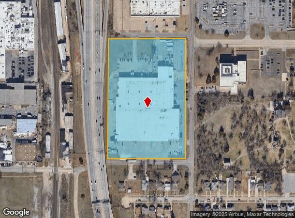  1825 N Walnut Ave, Oklahoma City, OK Parcel Map