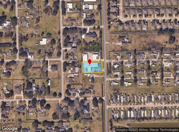 2206 Oday Rd, Pearland, TX Parcel Map