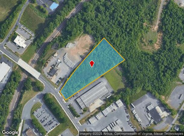  3327 Odd Fellows Rd, Lynchburg, VA Parcel Map