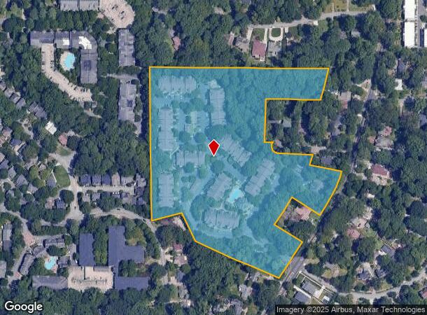  1400 Briarcliff Rd Ne, Atlanta, GA Parcel Map