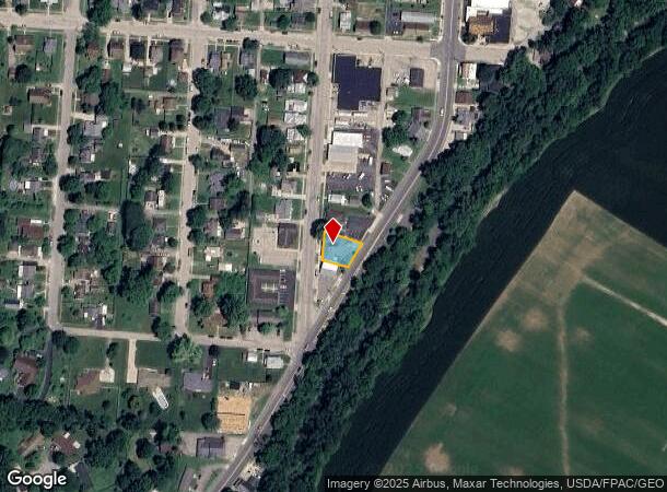  327 S Main St, New Carlisle, OH Parcel Map