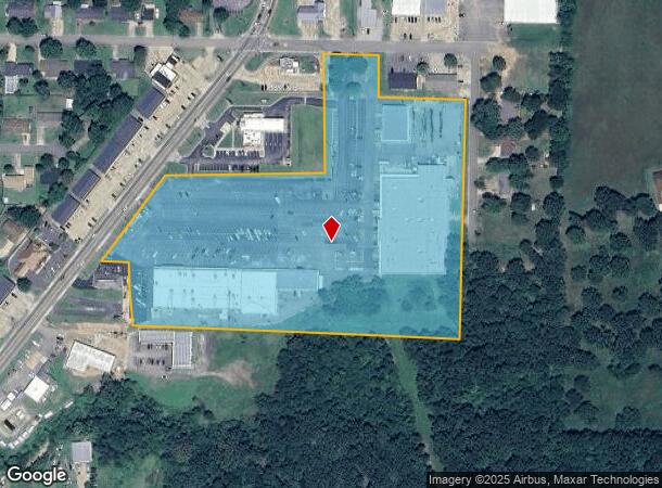  1135 S Rogers St, Clarksville, AR Parcel Map