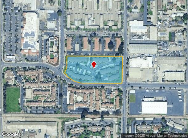  1025 W Boone St, Santa Maria, CA Parcel Map