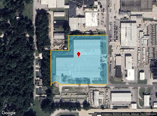 100 W Windsor Ave, Elkhart, IN Parcel Map