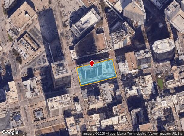  1401 Elm St, Dallas, TX Parcel Map