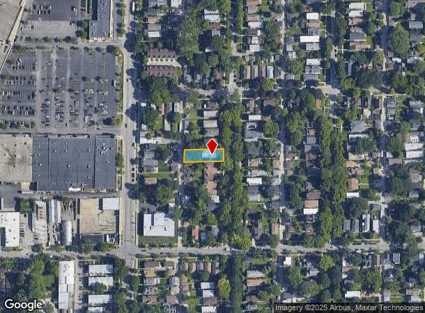  1128 Darrow Ave, Evanston, IL Parcel Map