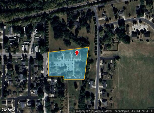  202 N Johnson St, Parkersburg, IA Parcel Map