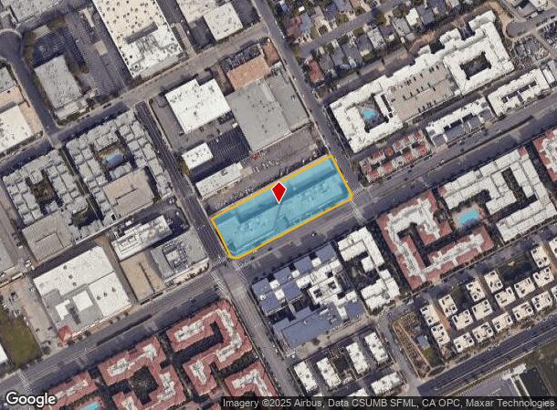  12555 W Jefferson Blvd, Los Angeles, CA Parcel Map