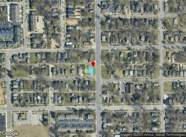  525 N Eddy St, South Bend, IN Parcel Map