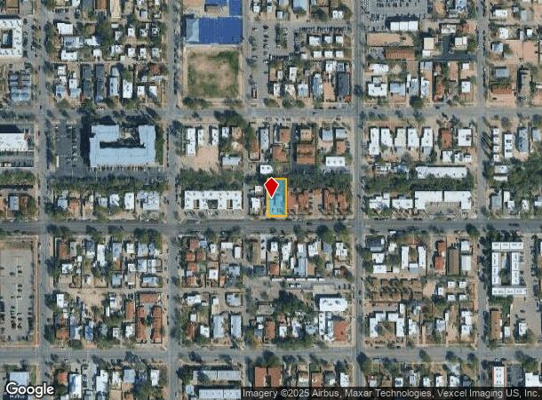 1307 E 9Th St, Tucson, AZ Parcel Map