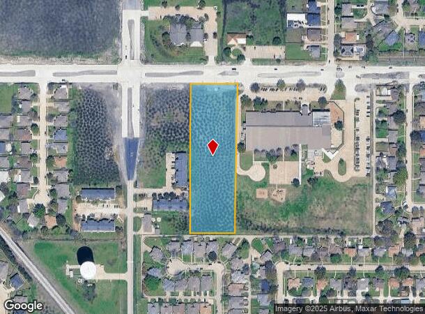  7410 Miller Rd, Rowlett, TX Parcel Map