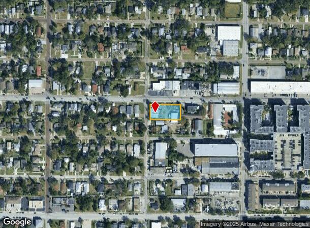  1726 W Cypress St, Tampa, FL Parcel Map