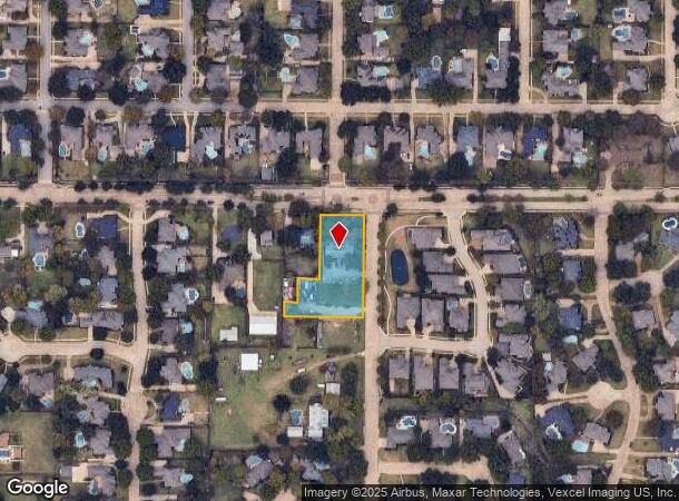  2319 Hall Johnson Rd, Grapevine, TX Parcel Map