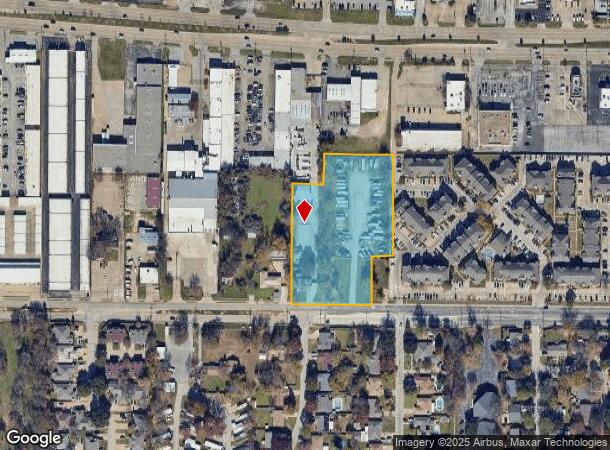  1921 W Arkansas Ln, Arlington, TX Parcel Map