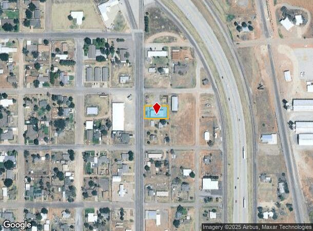  1404 Avenue D, Abernathy, TX Parcel Map