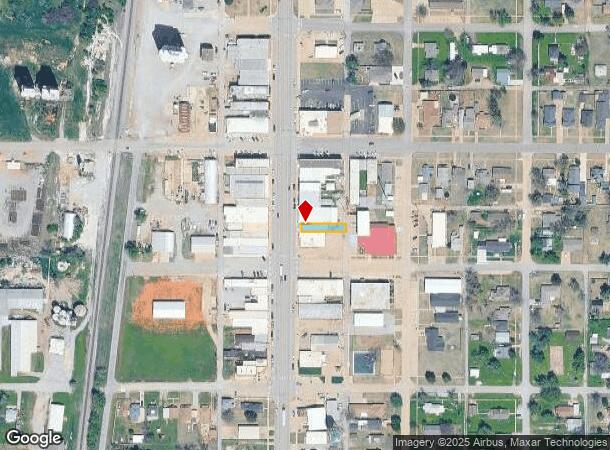  117 S Main St, Hennessey, OK Parcel Map