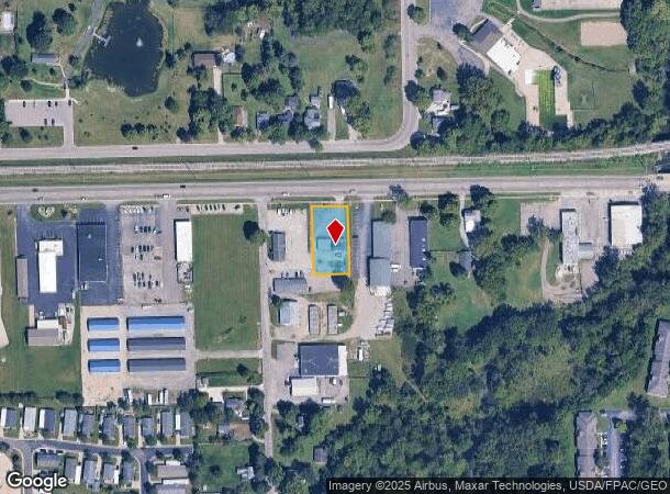  875 W Beecher St, Adrian, MI Parcel Map