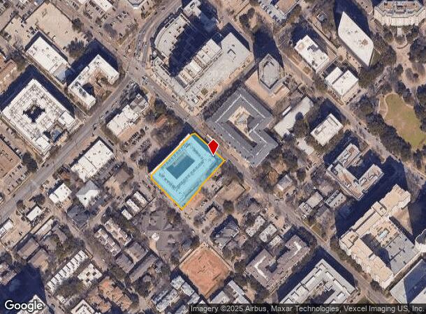 3663 Cedar Springs Rd, Dallas, TX Parcel Map