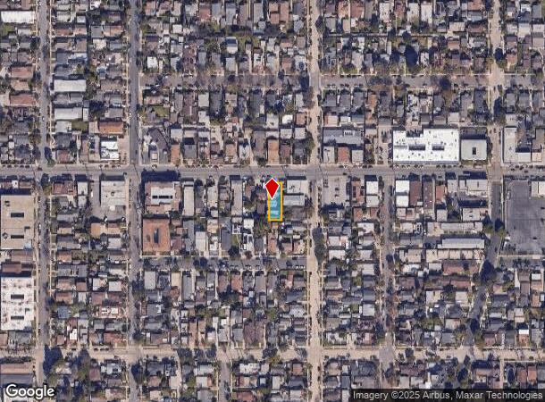  3720 E 4Th St, Long Beach, CA Parcel Map