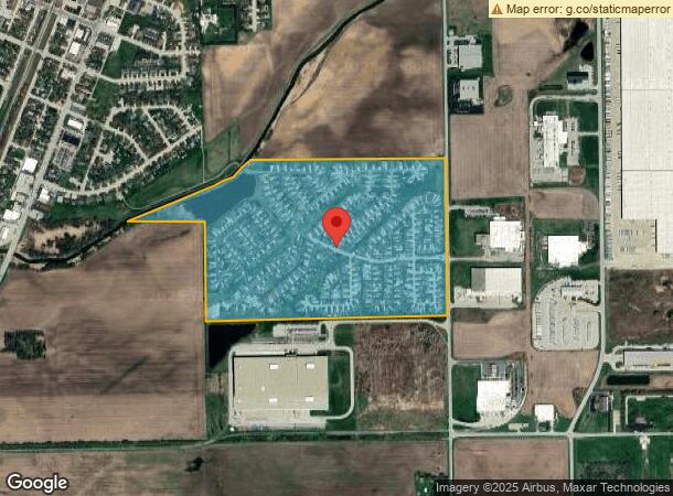  1 N Oak Ridge Dr, Manteno, IL Parcel Map