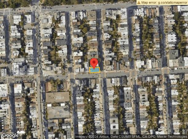  1600 Irving St, San Francisco, CA Parcel Map