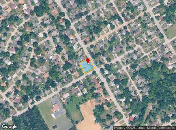 1401 N Clay St, Ennis, TX Parcel Map