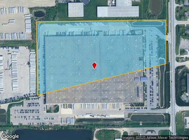  3308 N Mitthoefer Rd, Indianapolis, IN Parcel Map